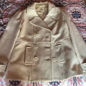 Cream colored coat